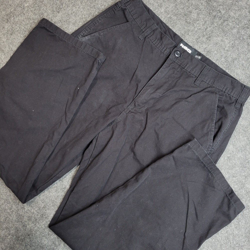 RSQ Cargo Pants Mens 32x32 Black Workwear Straight Leg Y2K Utility Gorpcore